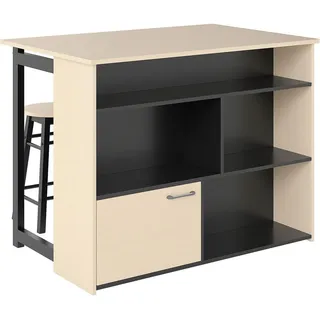 Homcom Bartisch Mehrfarbig, Holz, 70x89.5x116 cm, Esszimmer, Barmöbel, Barschränke & Theken