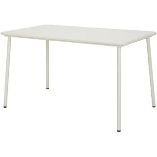 Butlers Tisch Junto 130x80 cm , Beige , Metall , Rechteckig , 130x74x80 cm , Wohnzimmer, Wohnzimmertische, Beistelltische
