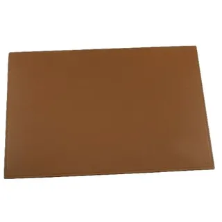 Läufer 39108 Scala Schreibtischunterlage, 45x65 cm, naturgenarbtes Rindsleder, cognac,