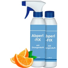 Maximex Abperl-Fix Oberflächenschutz, 2 x 250 ml, Sprühversiegelung pflegt, versiegelt & schützt in einem Arbeitsgang, für alle glatten Oberflächen im gesamten Haushalt gegen Kalk, 8 cm x 22 cm x 5 cm