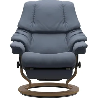 Stressless® Relaxsessel »Reno«, elektrisch verstellbar, optional 2-motorisch, Größe M & L, blau