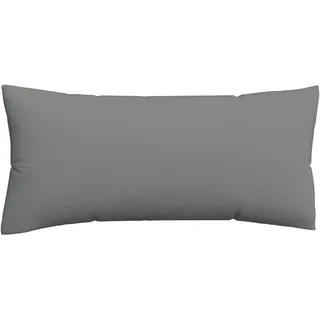 schlafgut Kissenbezug Premium Woven Satin 40 x 80 cm Grau
