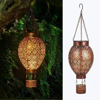 Solarleuchte für draußen - LED metallische hangende Leuchte mit IP65 wasserdichter Konstruktion für Gartendekoration auf Balkon