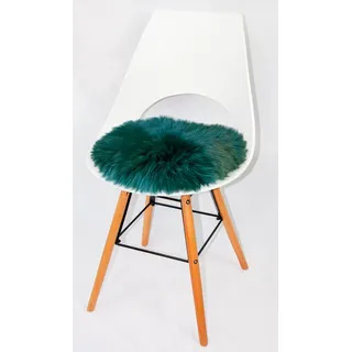 Heitmann-Felle Lamm Stuhlkissen Ø 45 cm Grün