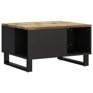 vidaXL Couchtisch 60x50x35 cm Altholz Massiv - Schwarz