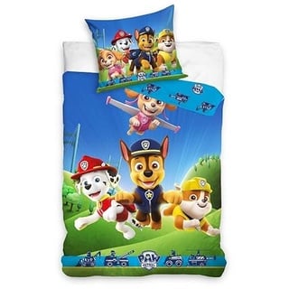 Paw Patrol Kinderbettwäsche 100x135 + 40x60 Baumwolle