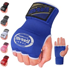 Farabi Sports Innenhandwickel für Kinder und Erwachsene innenhandschuhe Boxen Box Bandagen männer & Frauen Bandagen Boxen (Blue, Kinder)