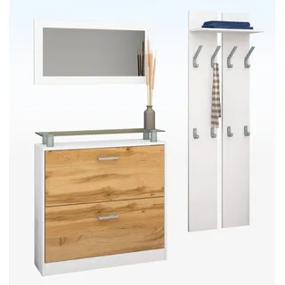 borchardt Möbel Garderobenset Finn Weiß