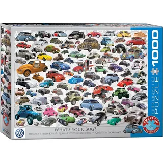 Bunte VW Käfer Welt - Welcher ist deiner? 1000 Teile Puzzle Format 68x48 cm