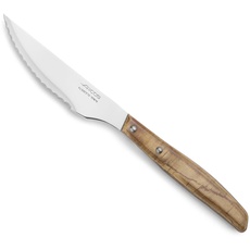 Arcos Table Messer - Steakmesser Tafelmesser - Klinge Nitrum Edelstahl 110 mm - HandGriff Pack-holz Farbe Braun