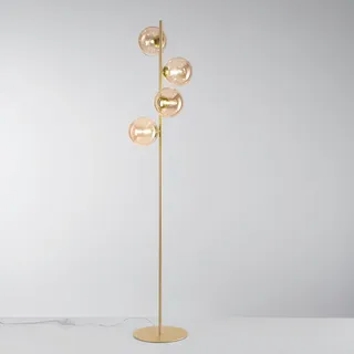 LUCE ambiente Design Stehleuchte 4-flammig Gold
