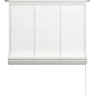 Raffrollo NEUTEX FOR YOU "Libre-ECO" Gr. 3, weiß (wollweiß), B:100cm H:140cm, Jacquard, Obermaterial: 100% Polyester, Raffrollos, Raffrollo