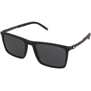 Tommy Hilfiger TH 2077/S MATTE BLACK/GREY 55/19/145 Herrenbrillen Sonnenbrillen - Schwarz