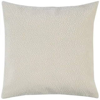 Heckett Lane Uday Cushion Cover, Polyester, Off-White, 50 x 50 cm