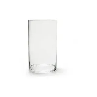 Zylinder Vase Glas-Bodenvase mit den Maßen 50 cm Höhe und 25 cm Durchmesser aus mundgeblasenem Klarglas ist EIN Elegantes, Zeitloses Dekorationsstück.