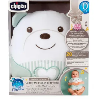 Chicco Cuddly Meditation Bear 20 cm Grün