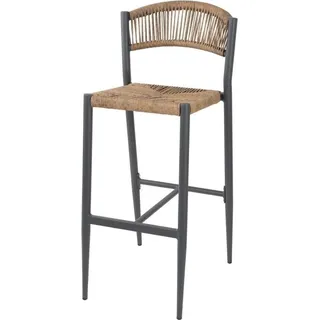 Bolero Eden PE Twist Rattan Outdoor Barhocker Natur (2 Stück)