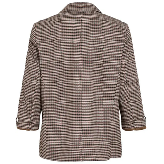Vila Nice Blazer - Nuthatch / AOP Houndstooth Port Royale - 34