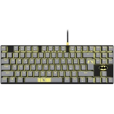 FRTEC - Batman Mechanische Tastatur mit Anti-Roll-Kabel, QWERTY, TKL Blauer Schalter, offizielle DC-Kollektion, kompatibler PC, Mac, PS5, Switch, Xbox Series X/S