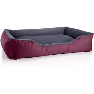 BedDog Hundekissen TEDDY 120 x 85 cm bordeaux