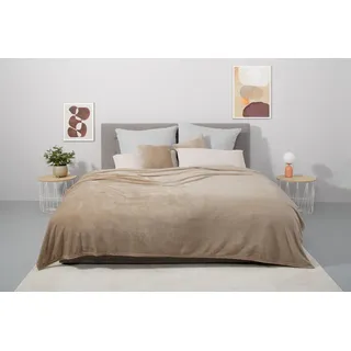 MY HOME Desner3 Tagesdecke 250 x 280 cm Beige