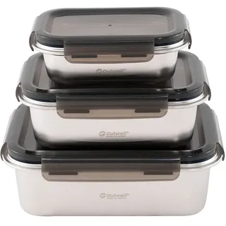 Outwell Camping-essensbox-set 3 Einheiten - Silver - One Size