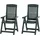 Gartensessel Tampa Klappsessel 60 x 61 x 109 cm grün 2 St.