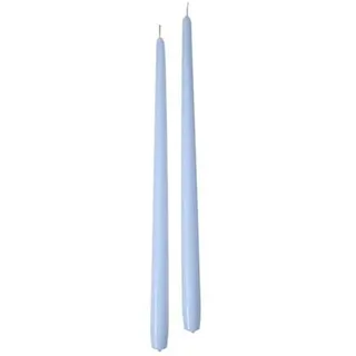 Cereria di Giorgio Risthò Spitzkerzen für Kerzenhalter, Wachs, Dusty Blue, 2,2 x 40 cm