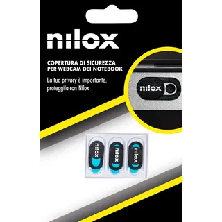 Nilox 3 Pack Privacy Camera Case Ultra Slim Design for Laptop Tablet TV (Black)