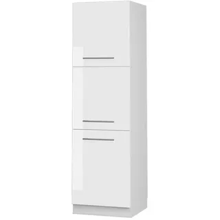 Vicco Herdumbauschrank Fame-Line 60 x 206,8 x 58 cm Weiß