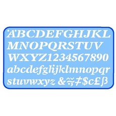 Helix Profi-Winkelmesser 2mm Italic Letters Stencil