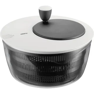 GEFU Rotare Salatschleuder 3 Liter schwarz-weiß
