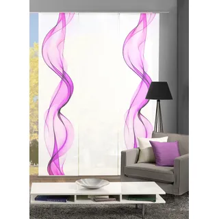 HOME WOHNIDEEN »ALBERTA« Klettband 3 Stk. tlg. HxB: 245x60, Blickdicht, inkl. Befestigungszubehör,