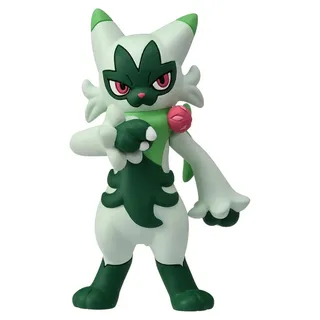 Takara TOMY Feliospa / Floragato | PoKéMoN Sammelfigur | 5 cm - Grün
