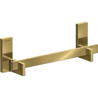 hansgrohe AXOR UNIVERSAL Rectangular Haltestange, Länge 340mm, Metall, 42613990, Farbe: Polished Gold Optic