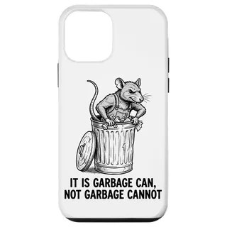Hülle für iPhone 12 mini Lustiger Retro-Abfalleimer für Ratten, kein Müll, kein Straßenüberlebender