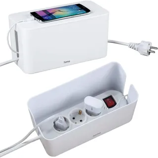 Hama Kabelbox Mini 0,23 m 1-tlg. weiß