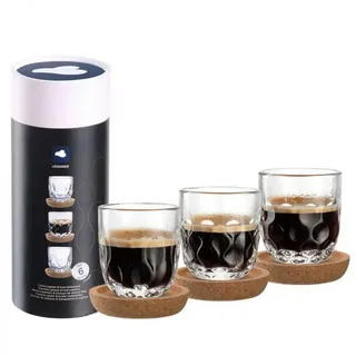LEONARDO Espresso-Set Espressoglas 0,06 l 3-tlg.