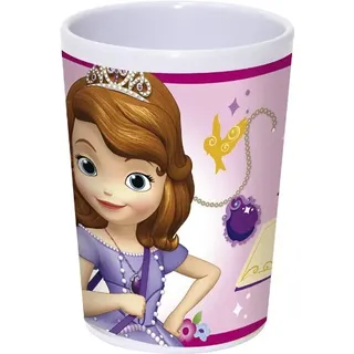 Joy Toy 749198 - Disney Sofia Melaminbecher, 200 ml, 7 x 9 cm, Lila