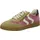 Damen Sneaker flach Reißverschluss Freizeit Rosa Rose Comb 37 EU