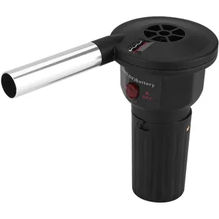 Hominas Grillgebläse Tragbar, Blasebalg Grill Ventilator Raketenofen Radiallüfter Luftgebläse Handgebläse für Outdoor Camping Kochen, 6.5 Zoll