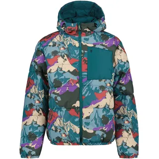 Steppjacke ICEPEAK "H WENDE STEPPJACKE MONSON", Herren, Gr. 50, grün (antique gree), Obermaterial: 100% Polyester. Futter: 100% Polyester. Wattierung: 100% Polyester, Jacken Steppjacke, für Erwachsene, aus Polyester, mit Wattierung, sportlicher Stil