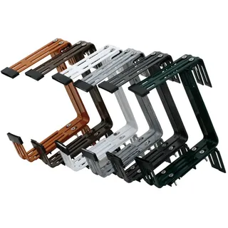 Siena Garden Blumenkastenhalter Gigant 3-fach verstellbar 2 Stück