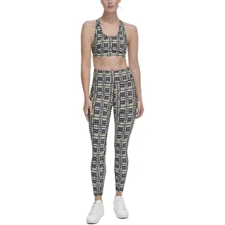 DKNY Women's Printed Strappy Keyh, Zest Boucle Plaid, X-Large