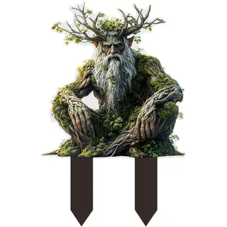 Generisch Gartendeko Ornament Sitzen Magische Fee, Sitzende Elfen Gartenfiguren, Tudor und Turek Statue, Harz Handwerk Landschaftsbau Hof Dekoration Garten Statues Elf Statue Figur Fee Fairy (I)