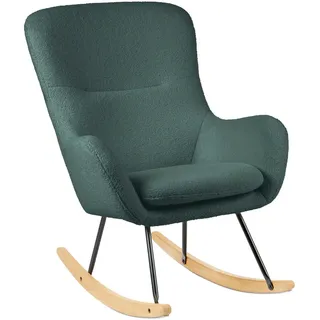 Jimmylee Stillstuhl , Grün, Naturfarben, Schwarz , Holz, Metall, Textil , Kautschukholz,Kautschukholz , massiv , Uni , 74.5x99x80.5 cm , Füttern, Stillen, Stillstühle