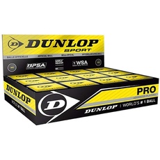 Dunlop Squashball Pro doppelgelb im Dtzd.