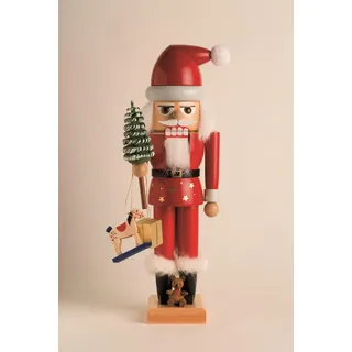 Nussknacker Santa Claus 29 cm NEU Holzfigur Erzgebirge Nußknacker