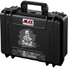 MAX - MAX430-DKR luftdichter Koffer Serie Dakar, schwarz, 426 x 290 x 159 mm