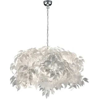 Trio Leavy 4-flg. 70 cm abstrakt weiß